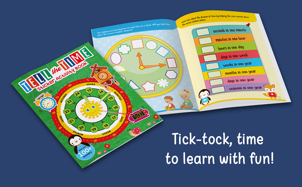 Tell the Time Sticker Activity Book