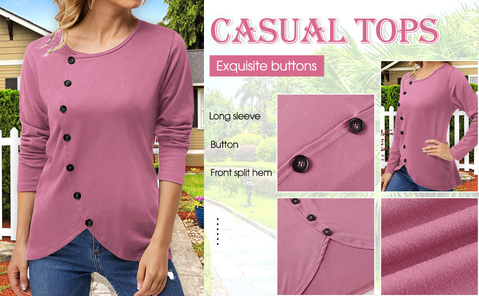 Button Side T-Shirt