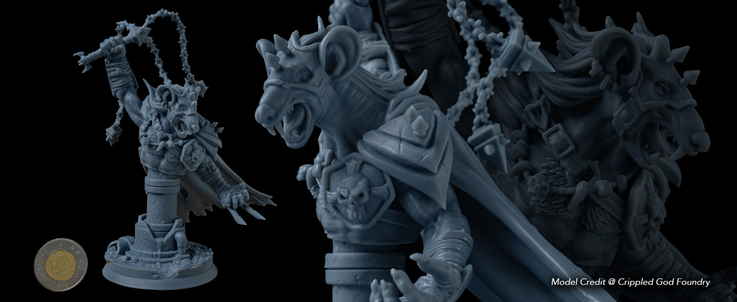 phrozen 3D Printer Rapid Resin [RPG], Gray (1KG)