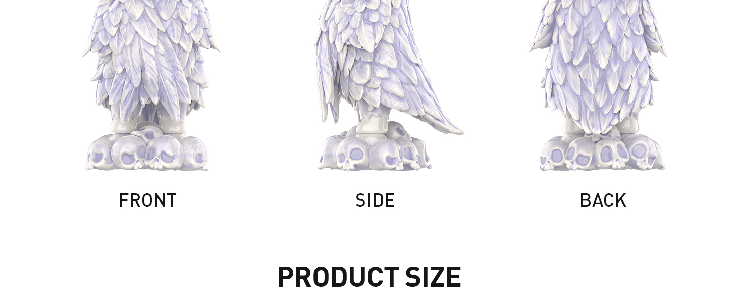 Hirono Ceramic Feather Figurine