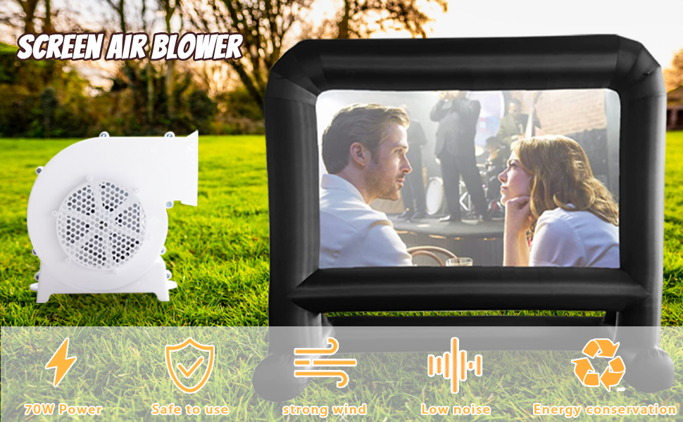 70W 100CFM Air Blower for Inflatable Yard Decorations, Blower Fan for