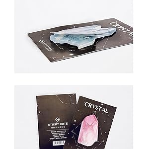 Amazon.co.jp: (moin moin) 付箋 ふせん メモ クリスタル 鉱物