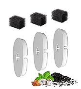 OurMiao Replacement Filters for Cat Water Fountain OCA011, Pack of 3 Filters and 3 Sponges