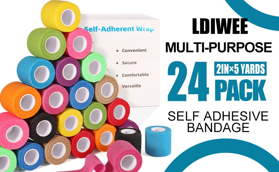 24 pack self adhesive bandage