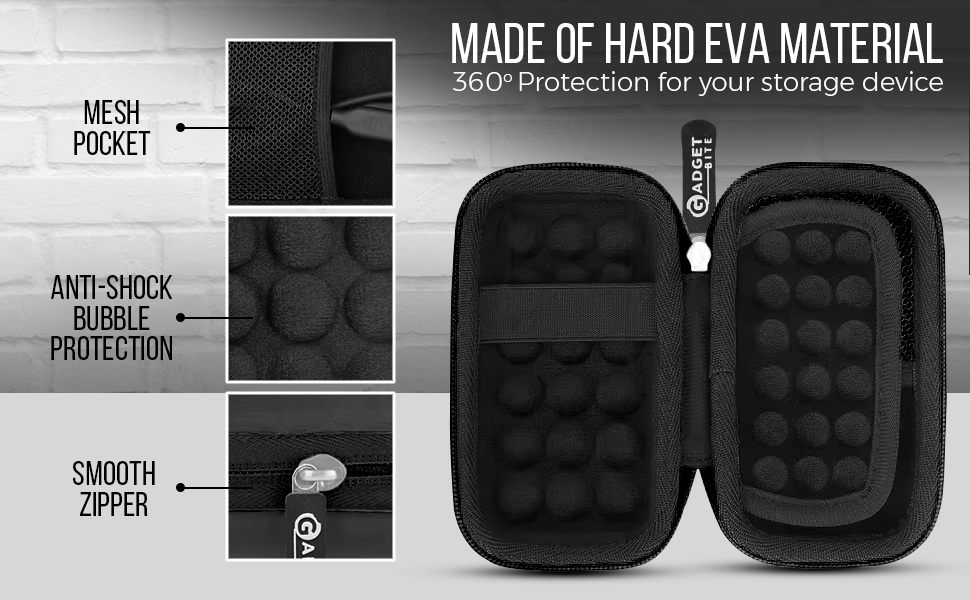 Made of hard EVA material