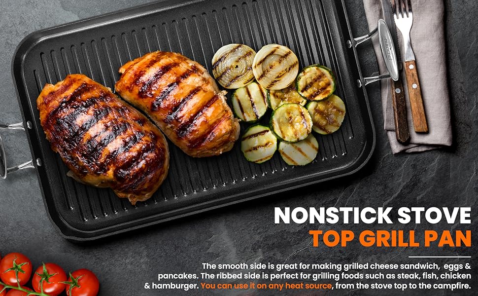 Top Grill Pan;Griddle Pan;Nonstick Stove;Grill Pan;Nonstick