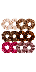 velvet scrunchies