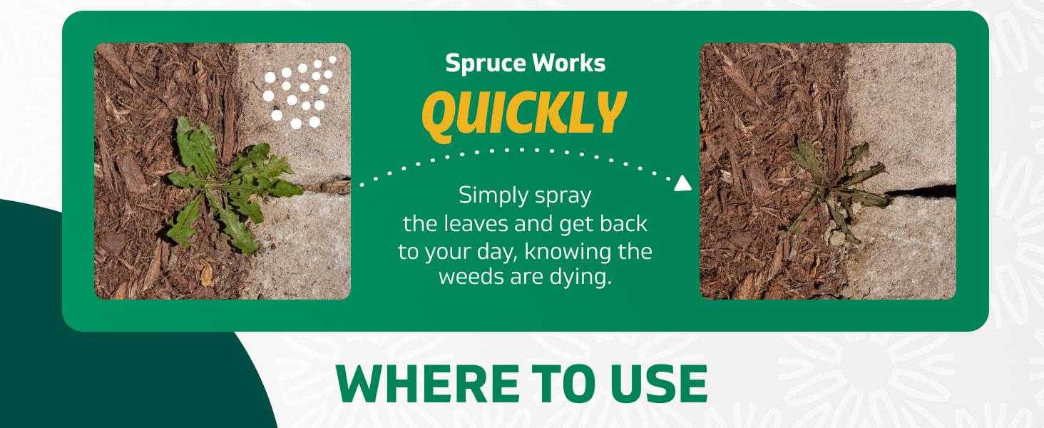 Spruce weed and grass killer
