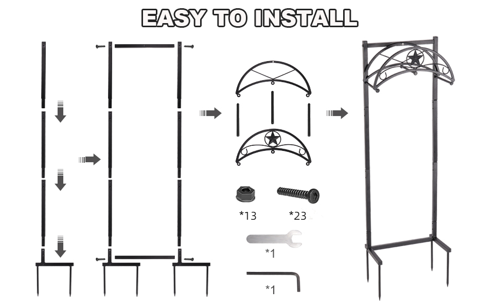 MINGPINHUIUS Garden Hose Holder Upgraded Freestanding Water