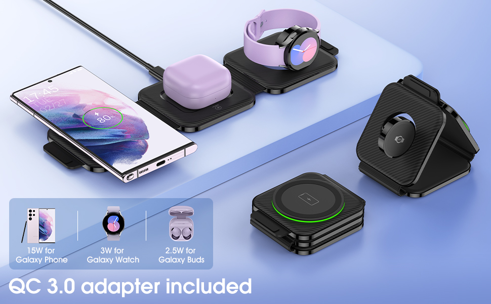 Pocket Wireless Charger for Samsung Android Phone, Fast