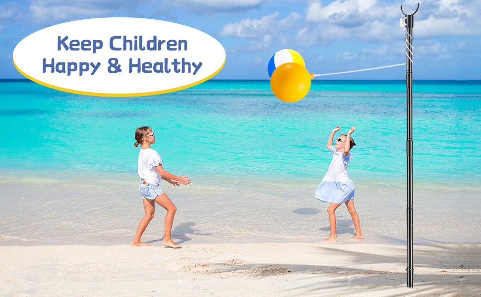 Tetherball Set with Base Heavy Duty Tetherball Set Ball