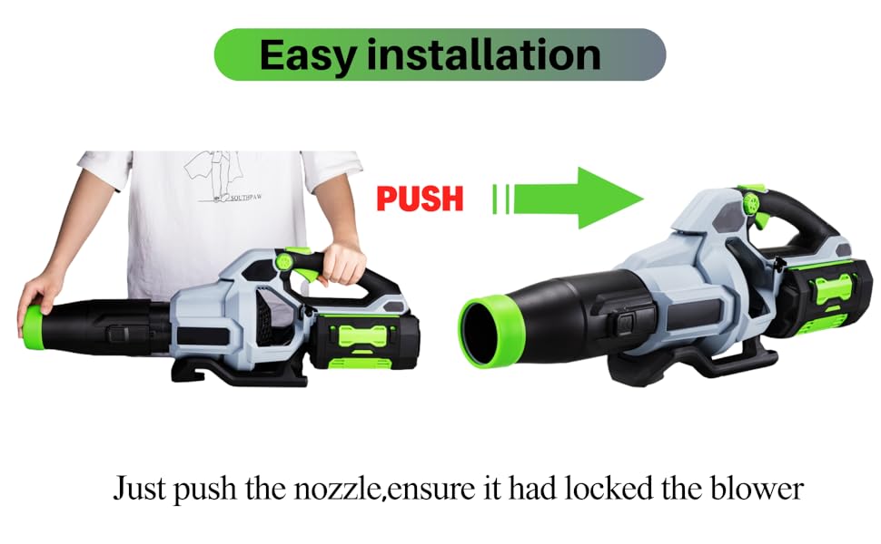 Car Drying Nozzle for EGO Leaf Blower Work for EGO 530 575 580 615 650 765 Bare