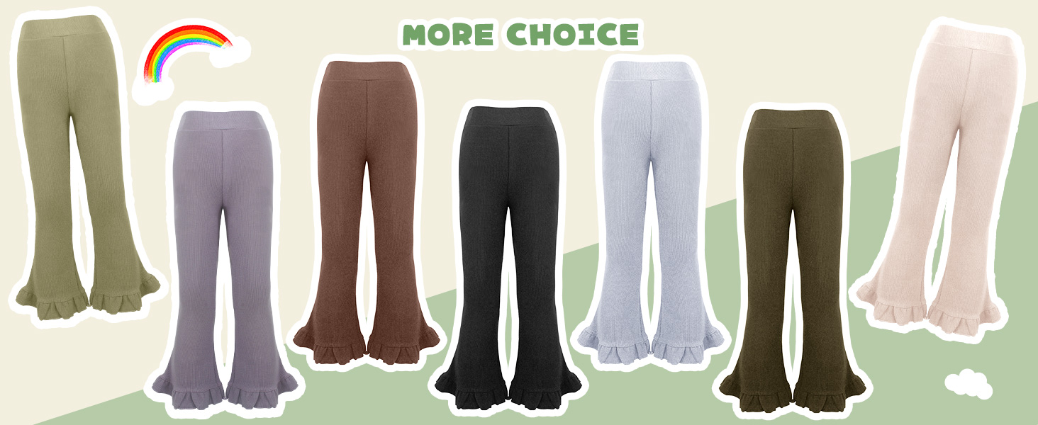 Kids Girls Flare Pants