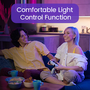 Smart LED Light Bar, RGB Light Bar Lamp Ambiance Gaming Lights with Multiple Lighting Effects