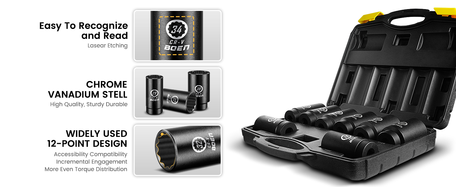 12-Point Socket Set