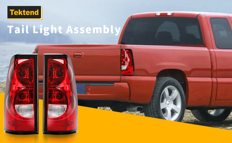 Tektend Tail Light Assembly Compatible with 2003 2004 2005