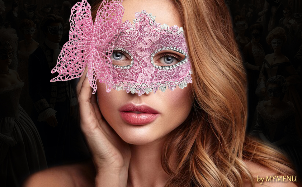 Masquerade Mask for Women Men Venetian Mask Couple Halloween Mask for Costume Party Prom