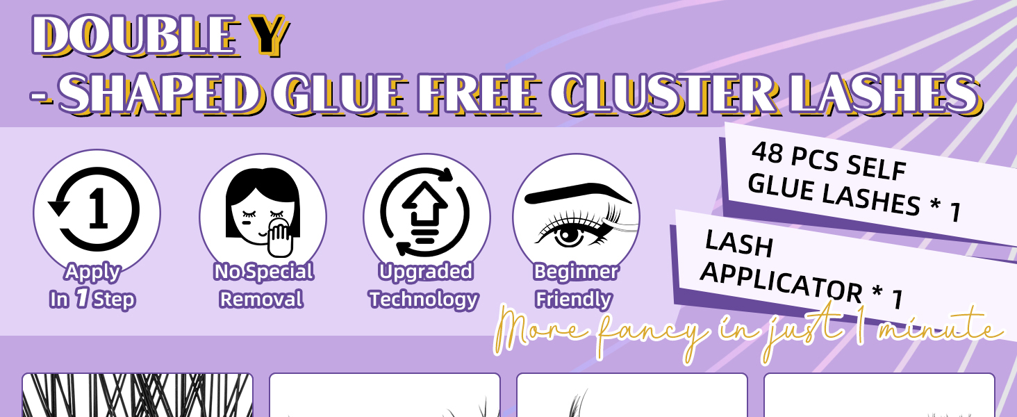 self adhesive eyelashes
