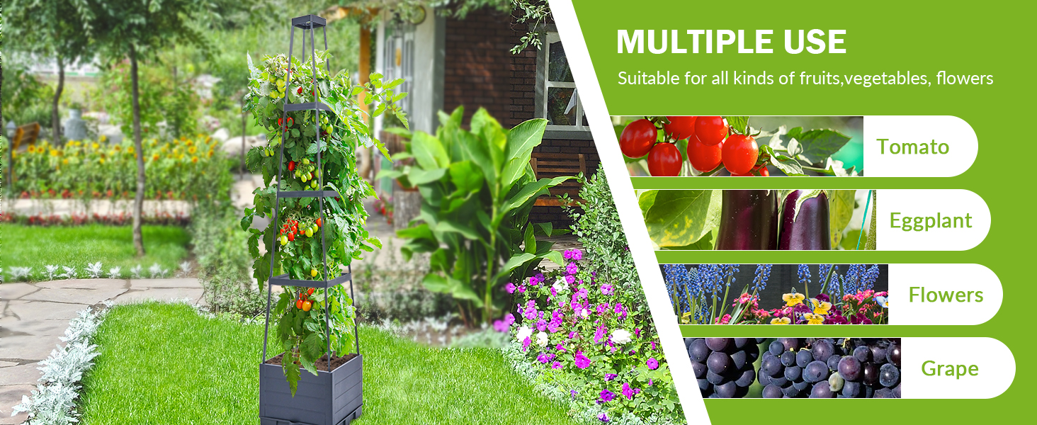 Raised Garden Bed for multiuse