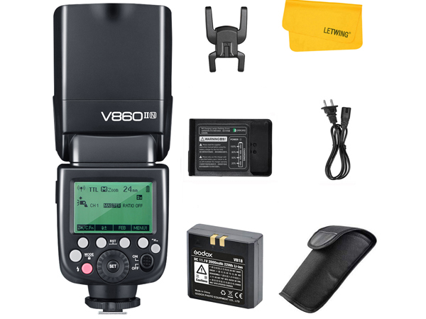 Amazon.com : Godox V860II-N 2.4G TTL Li-on Battery Camera