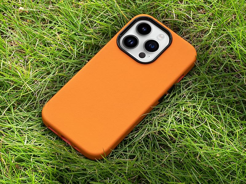 maogoam Leather iPhone 14 Pro Case Compatible with MagSafe