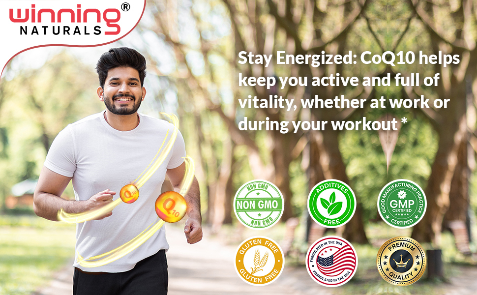 CoQ10 benefits, workout, healthy life style