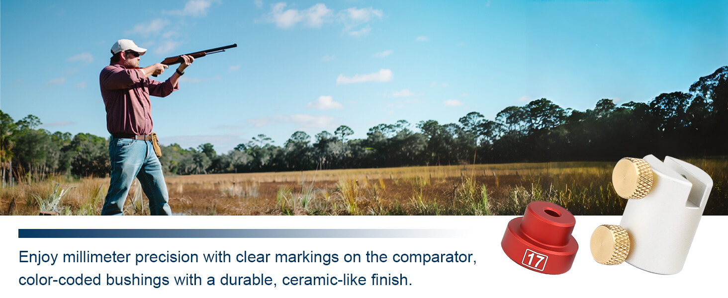 AltitudeCraft Bullet Comparator Kit with 14 Inserts, Universal Fit for