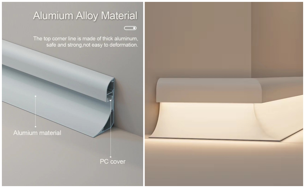 baseboard led lighting