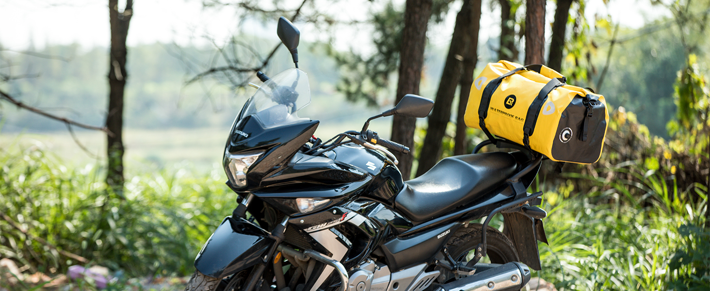 Motorcycle travel dry duffel bag