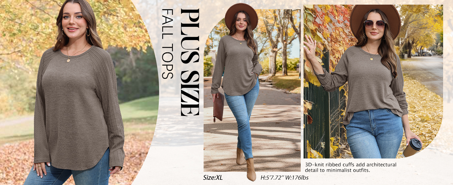 Plus Size womens tops