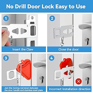 portable door lock