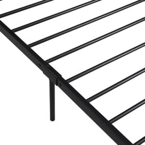Wooden Steel Sturdy Single Bed