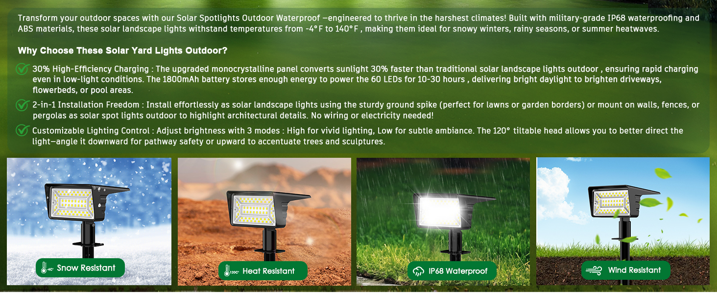 solar spot lights outdoor