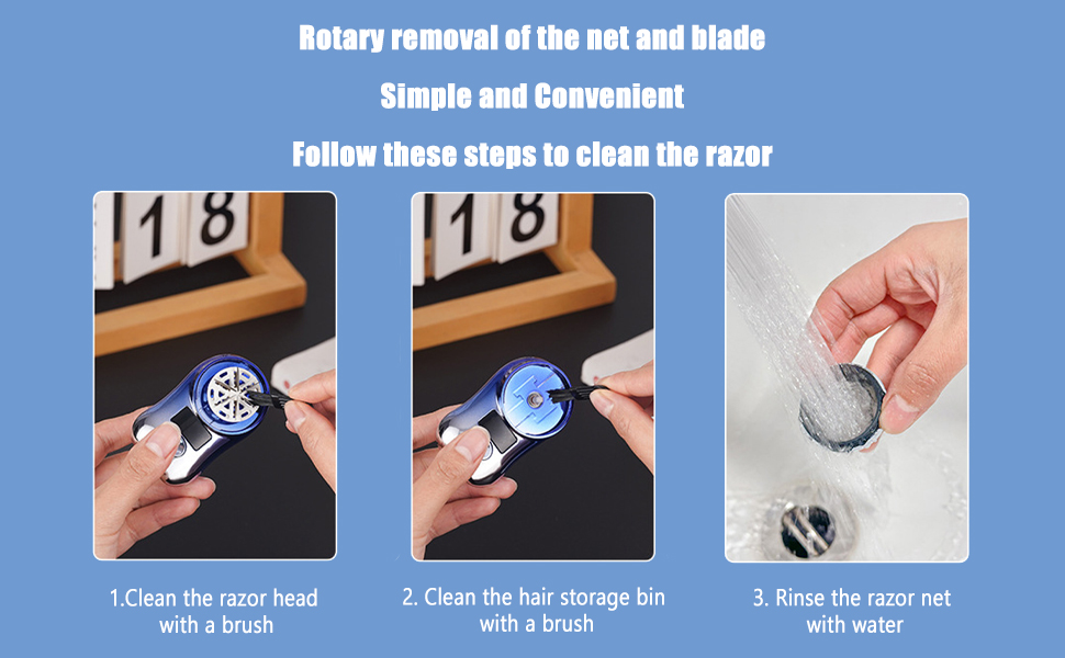 Mini Shavers with Digital Display