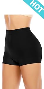 women tummy control shapewear boyshort slip shorts