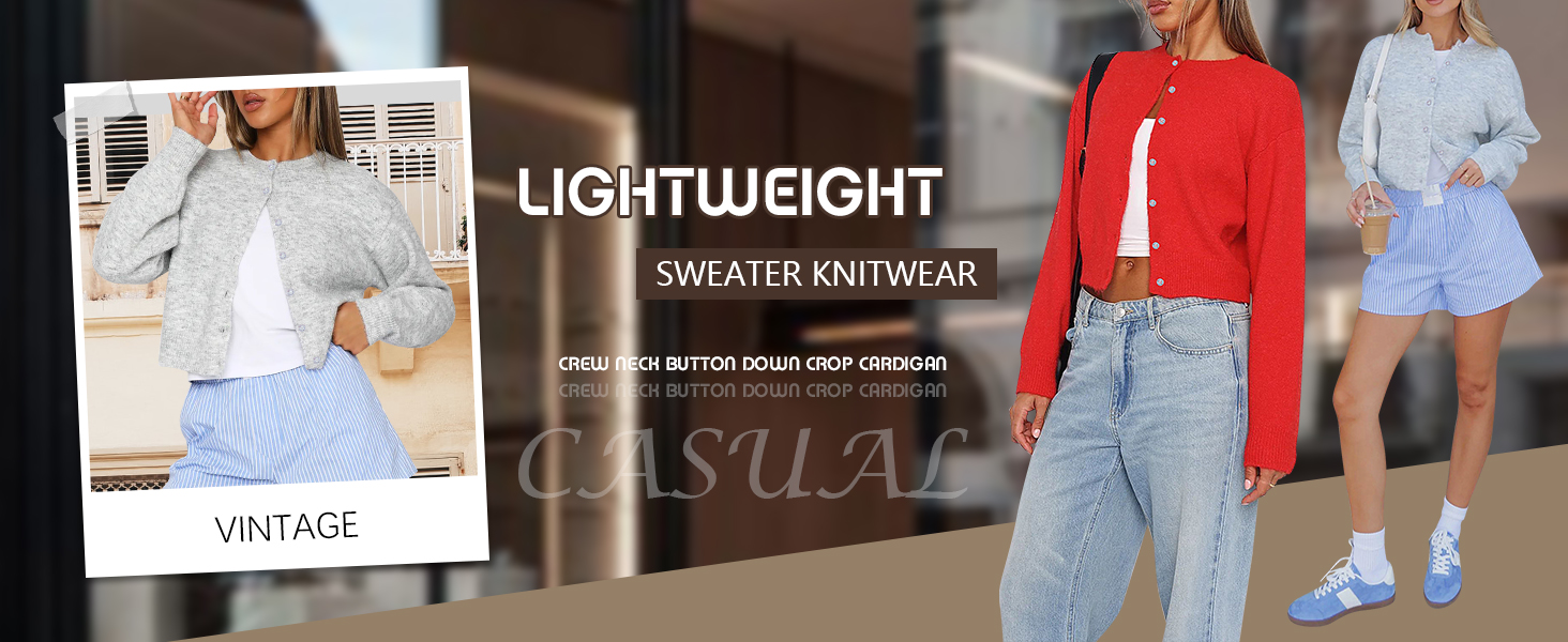 women casual basic button down open front knitwear cardigan sweaters fall trendy outfits