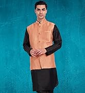 mens kurta pajama waist coat set