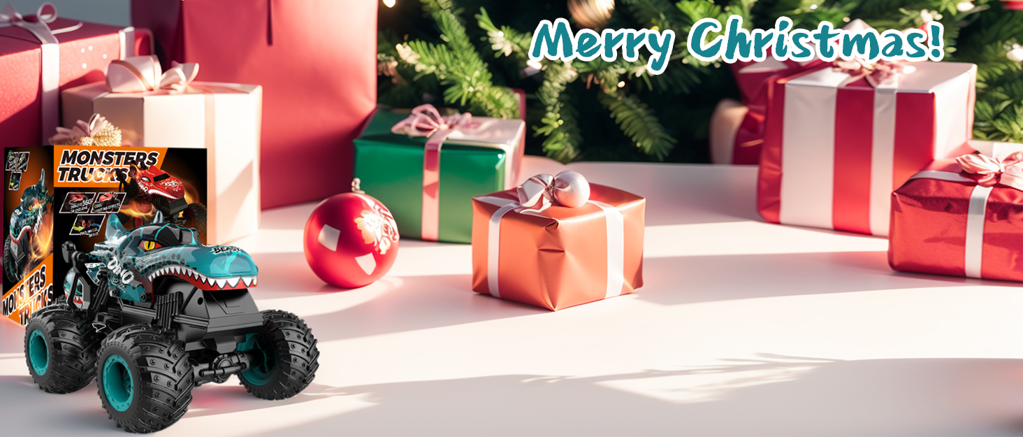 christmas gifts for kids Remote Control Monster Trucks 
