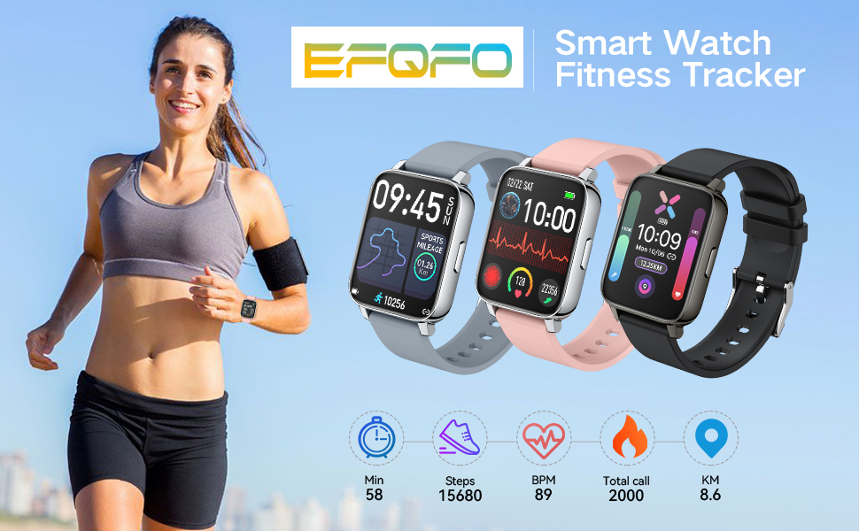 smart watch with heart rate monitor blood pressure monitor
