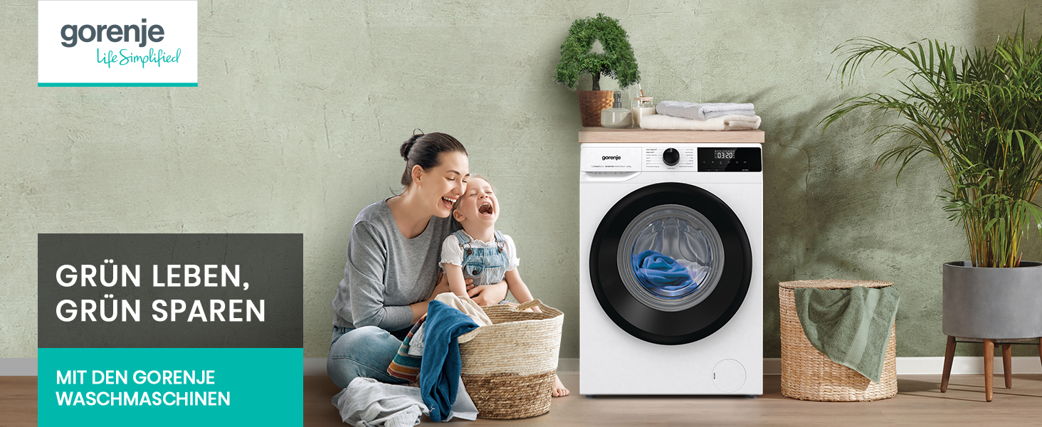 Gorenje WNHEI 74 SAPS/DE Waschmaschine mit Dampffunktion, 7kg ...