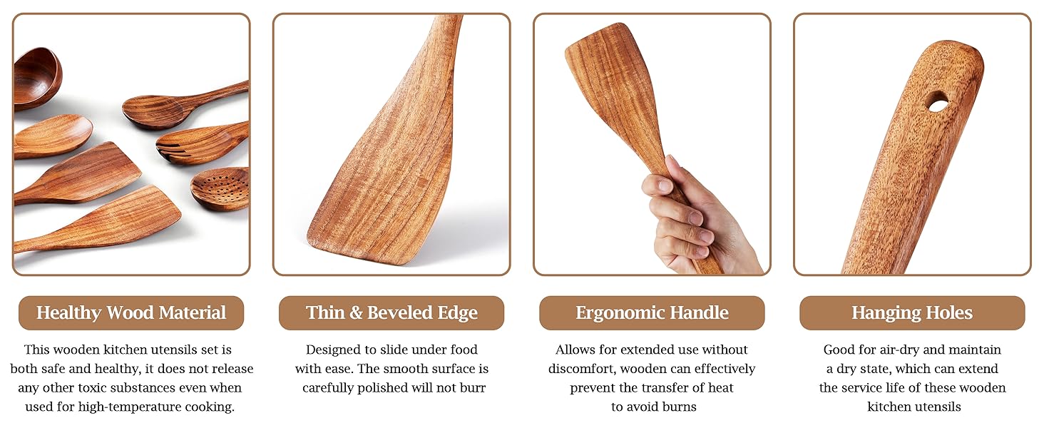 Wooden Spoons for Cooking