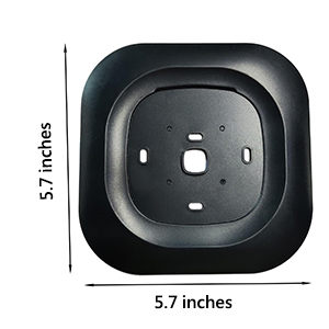 Thermostat Decorative Wall Plate Bracket Black