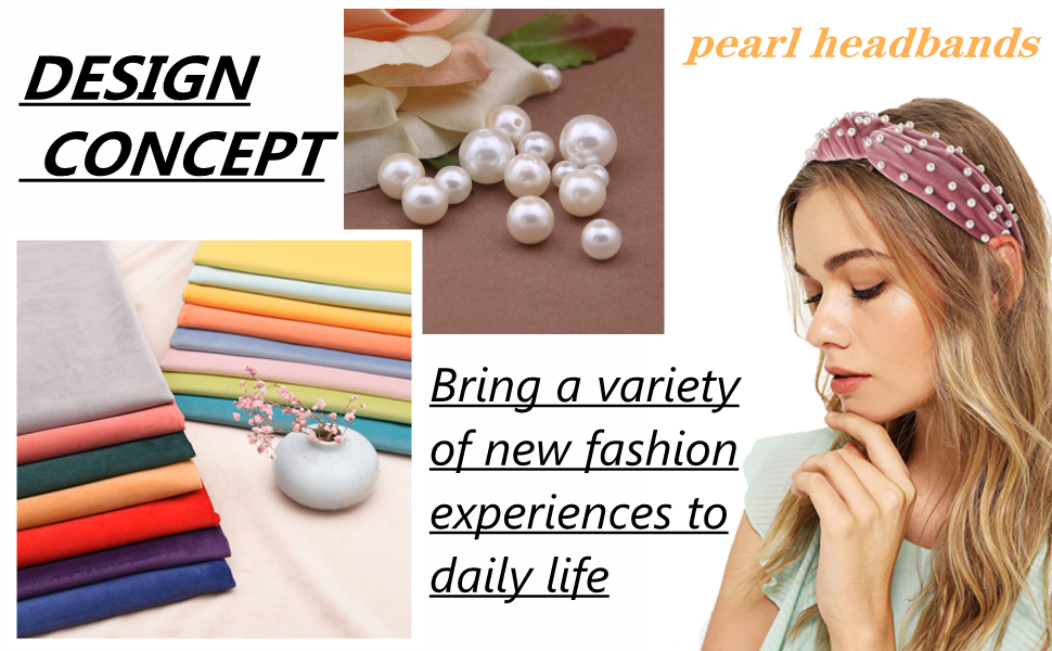 pearl headbands for women 