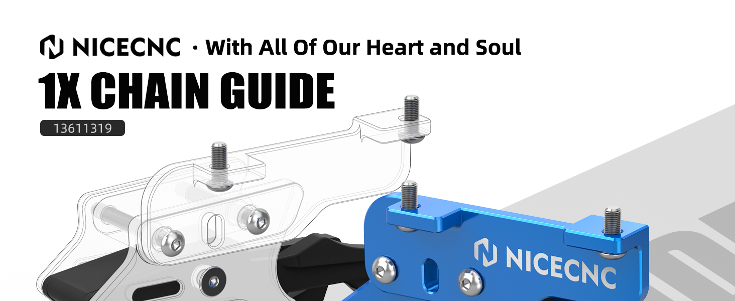 NICECNC Motorcycle Chain Guide Guard, Compatible with Yamaha Tenere 700