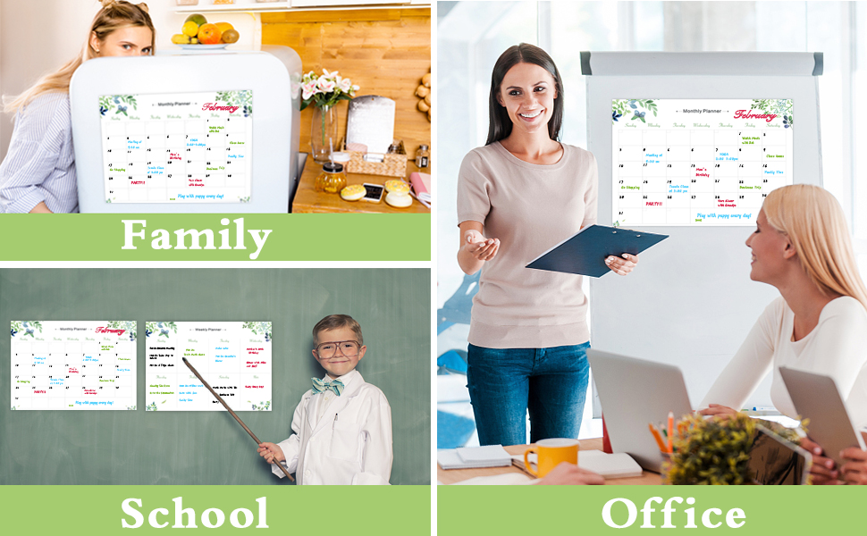 stain resistant strong magnet reusable whiteboard schedule grocery list meal planning housewife