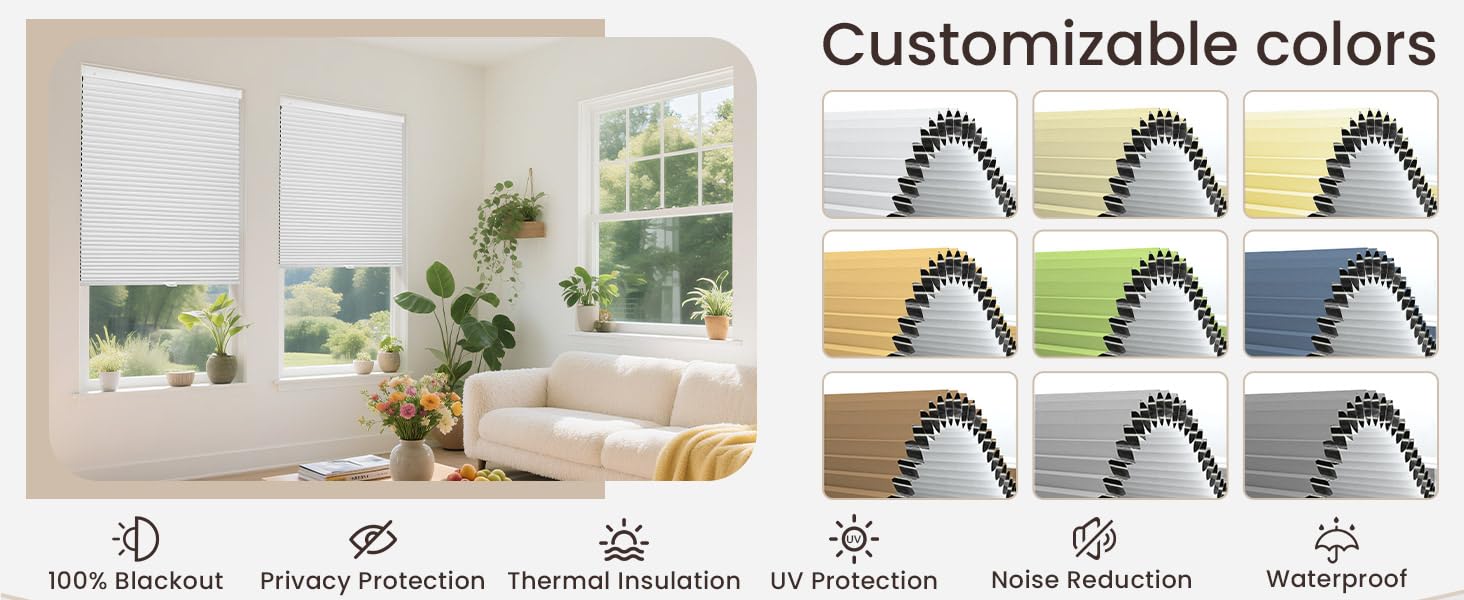 Blackout Honeycomb Blinds