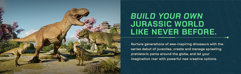 Jurasic World evolution 3, play station 5, xbox series x, video game, jurassic world, ps5, xbox