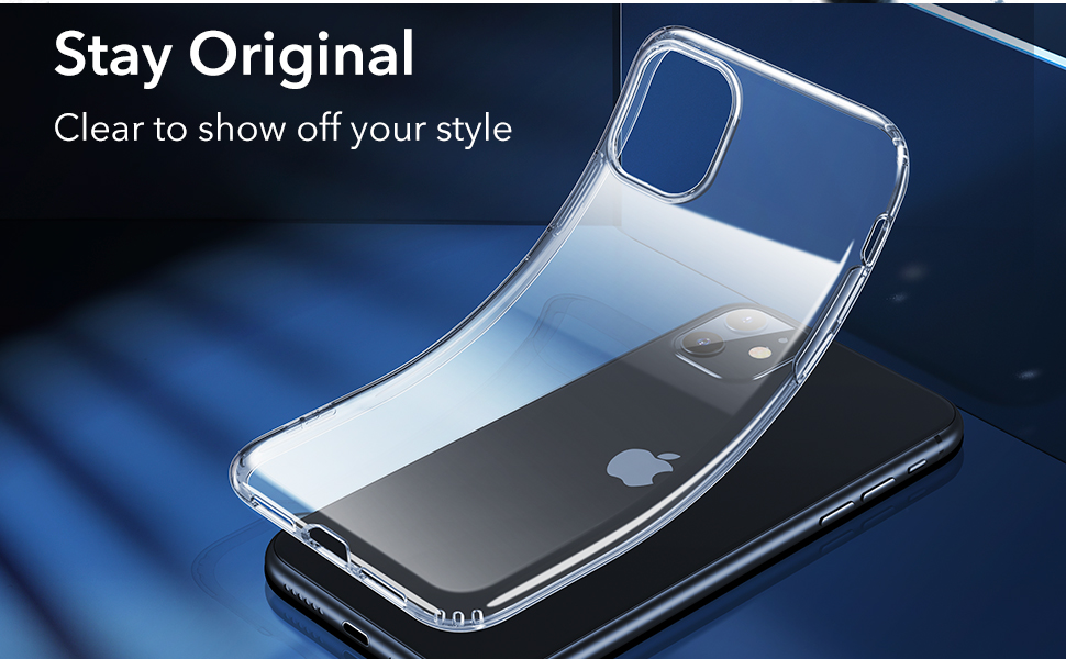 ESR for iPhone 11 Phone Case Clear YellowingResistant Shockproof
