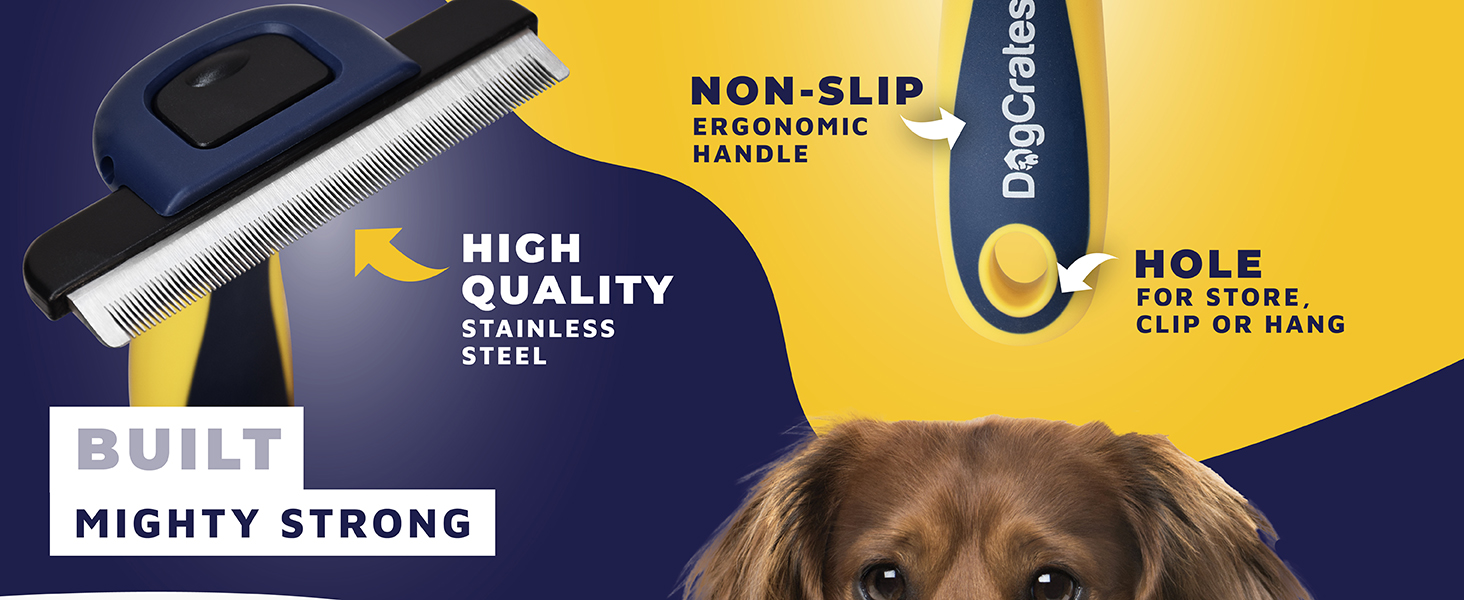 Dog Brush and Grooming Tool, Dog Grooming Brush, Shedding, Deshedding