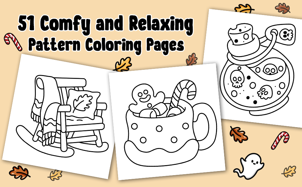 Cozy Girl Season Coloring Book